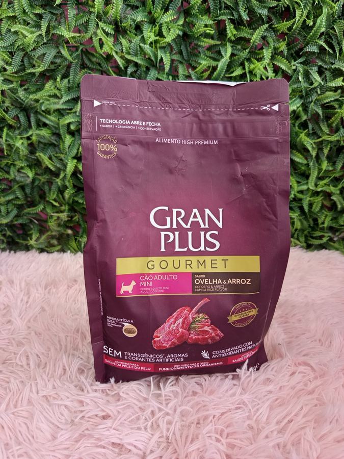Ração Gran Plus Goumert Adulto Mini 1Kg