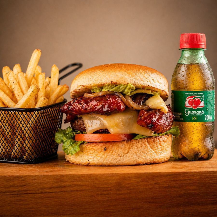 Combo Hamburguer Artesanal Nordestino Cabra da Peste