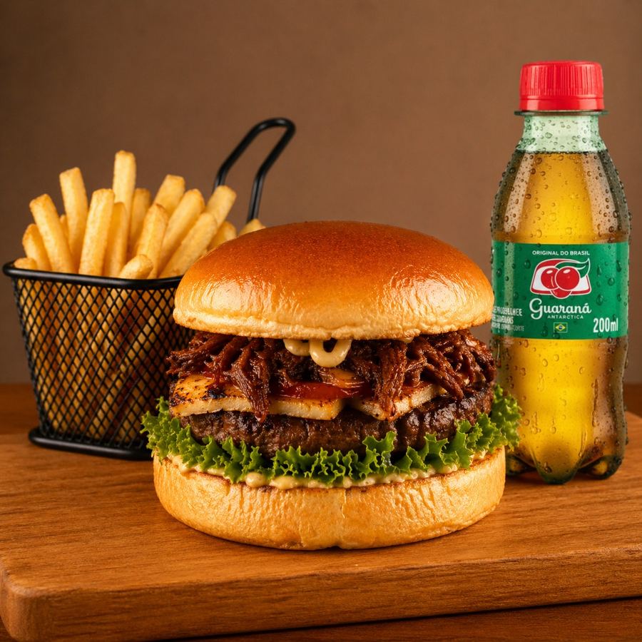 Combo Hamburguer Artesanal Nordestino Arretado